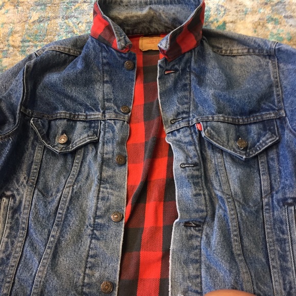 Vintage Levis Mens Flannel Lined Jean 